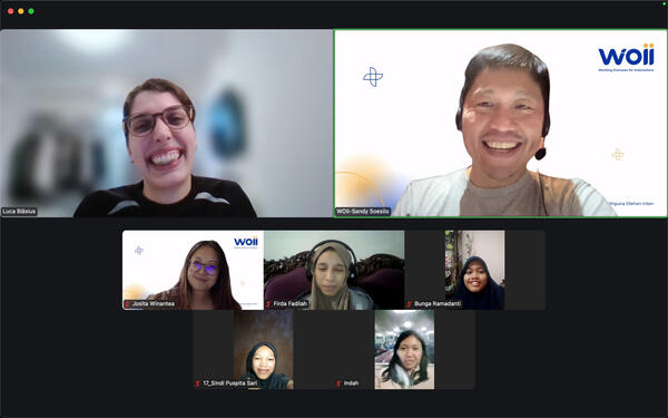 logo woii career edu language